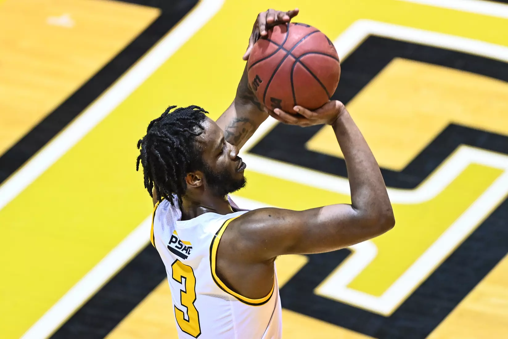 Millersville vs. West Chester PSAC men's basketball quarterfinal at Pucillo Gym in Millersville, PA on Wednesday, March 2, 2022. Mark Palczewski/Millersville Athletics Photo.