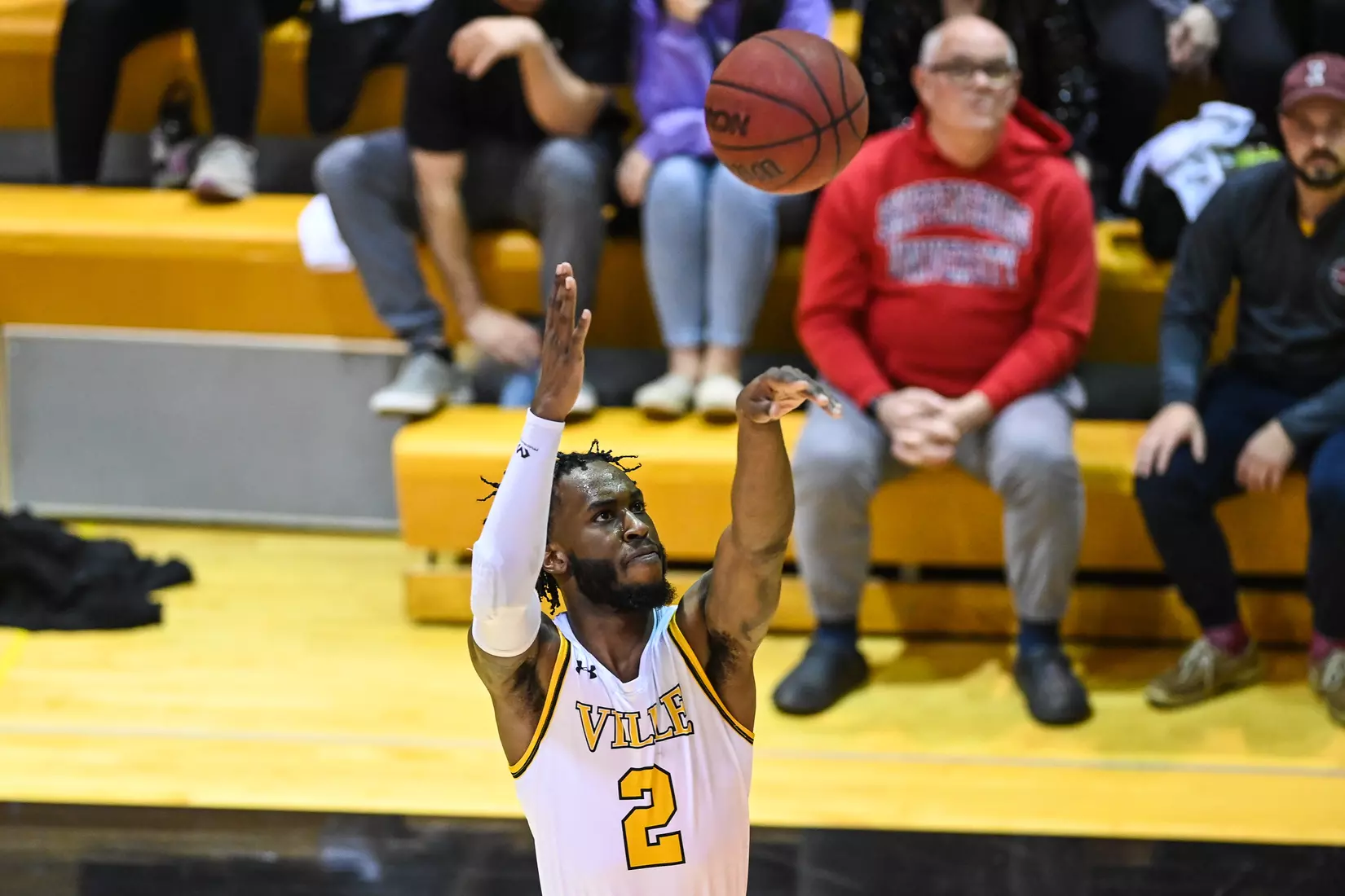 Millersville vs. West Chester PSAC men's basketball quarterfinal at Pucillo Gym in Millersville, PA on Wednesday, March 2, 2022. Mark Palczewski/Millersville Athletics Photo.