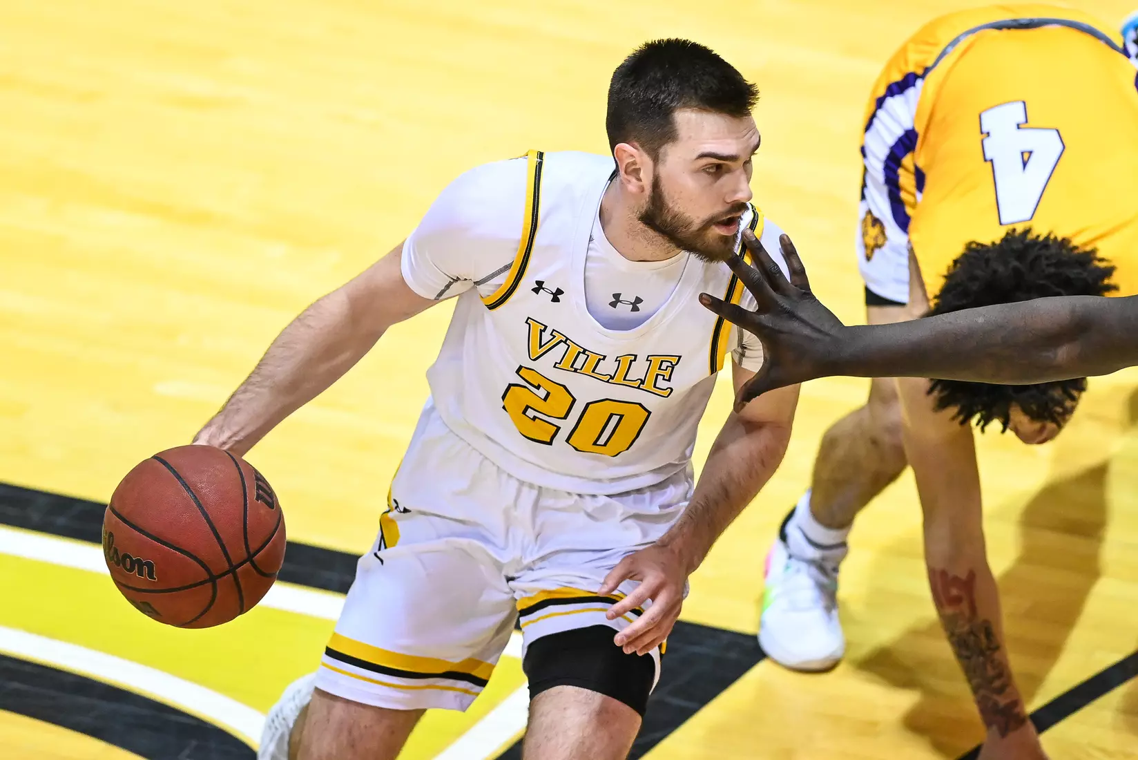 Millersville vs. West Chester PSAC men's basketball quarterfinal at Pucillo Gym in Millersville, PA on Wednesday, March 2, 2022. Mark Palczewski/Millersville Athletics Photo.