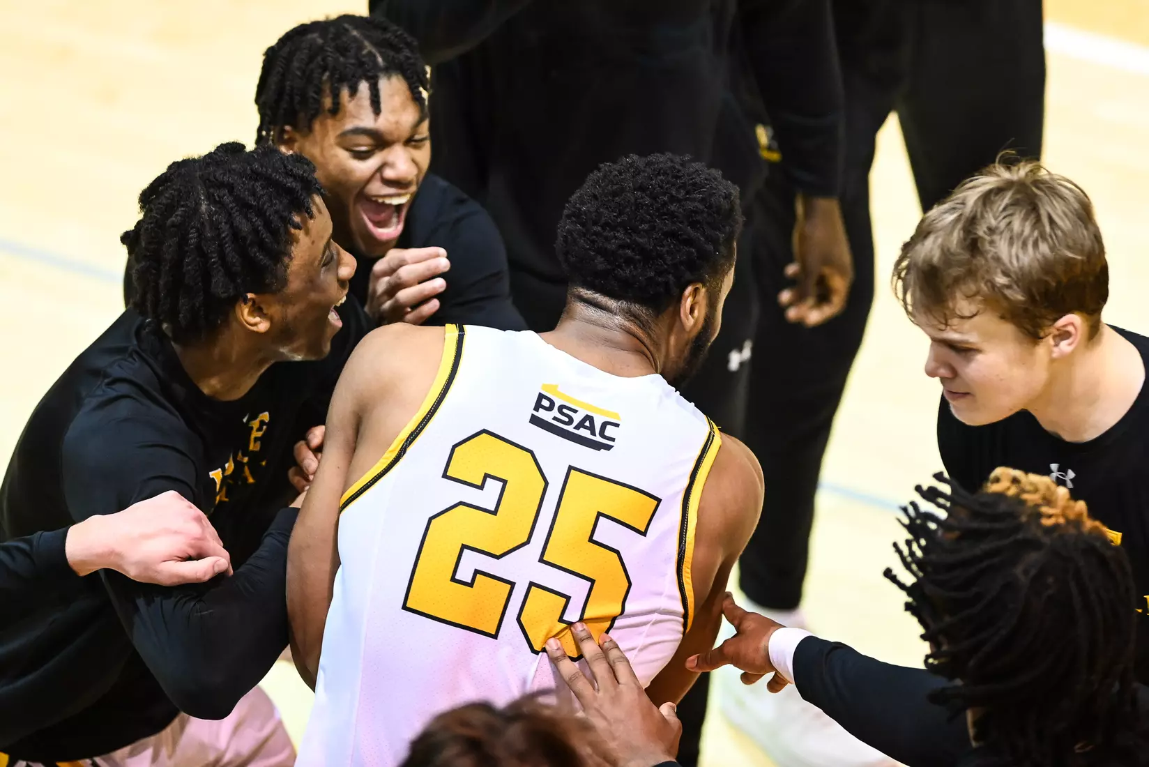 Millersville vs. West Chester PSAC men's basketball quarterfinal at Pucillo Gym in Millersville, PA on Wednesday, March 2, 2022. Mark Palczewski/Millersville Athletics Photo.