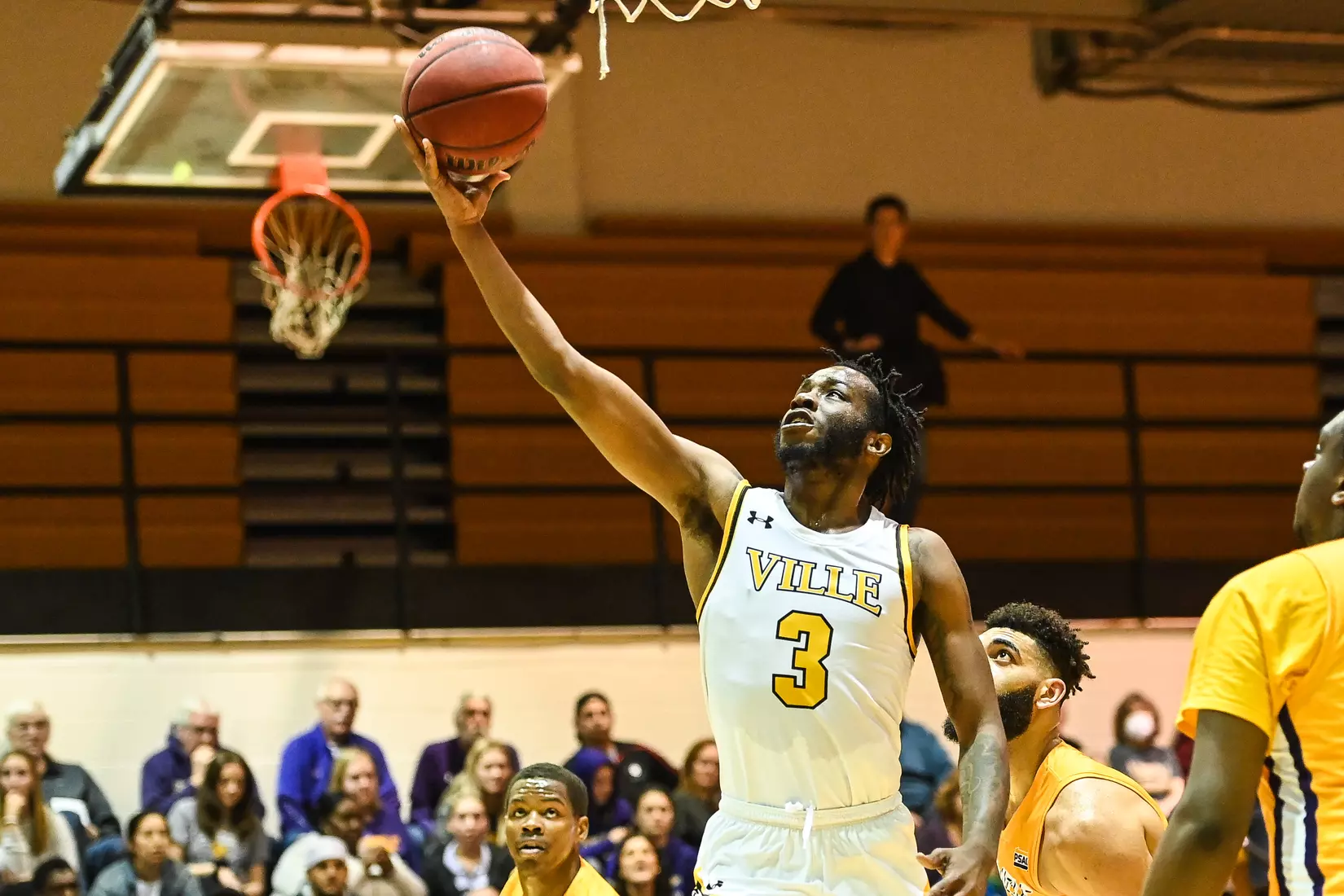 Millersville vs. West Chester PSAC men's basketball quarterfinal at Pucillo Gym in Millersville, PA on Wednesday, March 2, 2022. Mark Palczewski/Millersville Athletics Photo.