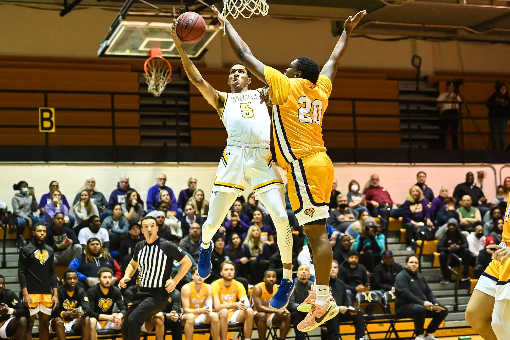 Millersville vs. West Chester PSAC men's basketball quarterfinal at Pucillo Gym in Millersville, PA on Wednesday, March 2, 2022. Mark Palczewski/Millersville Athletics Photo.
