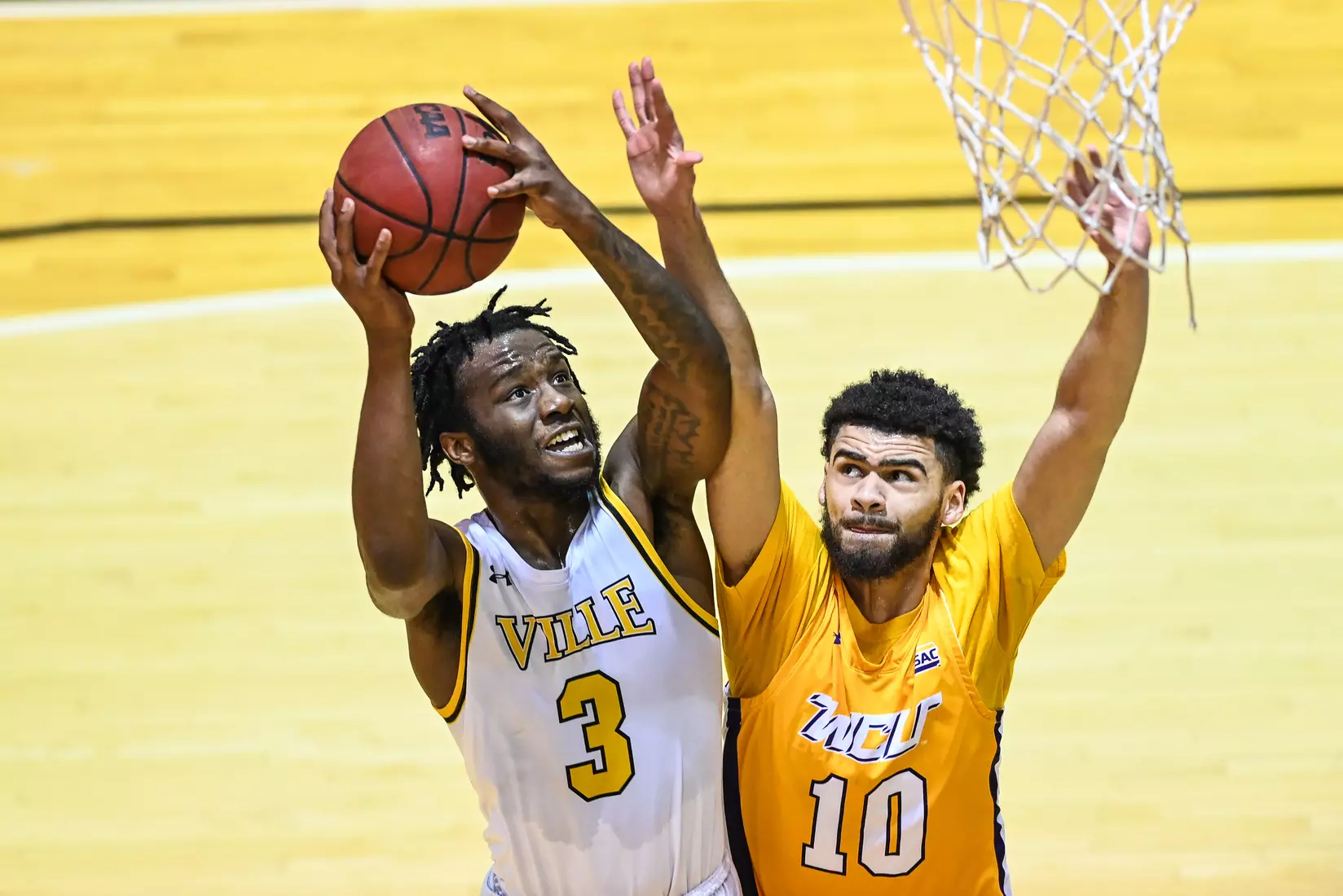 Millersville vs. West Chester PSAC men's basketball quarterfinal at Pucillo Gym in Millersville, PA on Wednesday, March 2, 2022. Mark Palczewski/Millersville Athletics Photo.