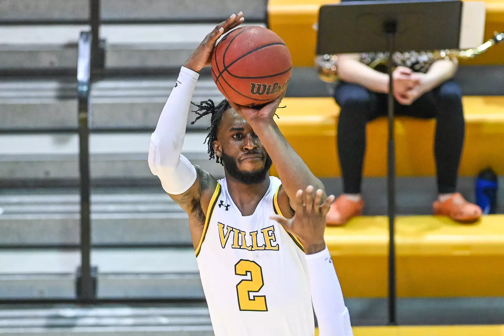 Millersville vs. West Chester PSAC men's basketball quarterfinal at Pucillo Gym in Millersville, PA on Wednesday, March 2, 2022. Mark Palczewski/Millersville Athletics Photo.