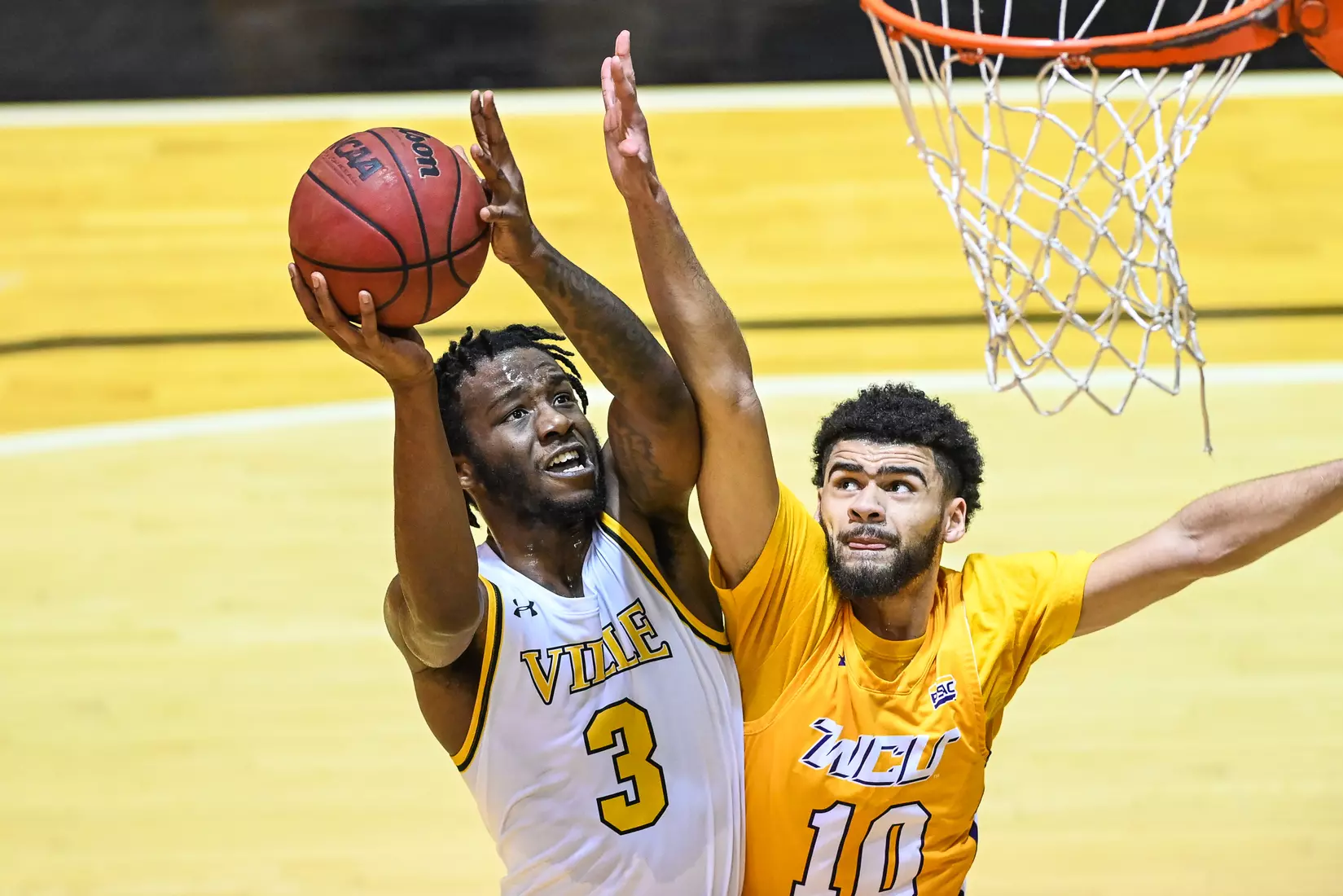 Millersville vs. West Chester PSAC men's basketball quarterfinal at Pucillo Gym in Millersville, PA on Wednesday, March 2, 2022. Mark Palczewski/Millersville Athletics Photo.