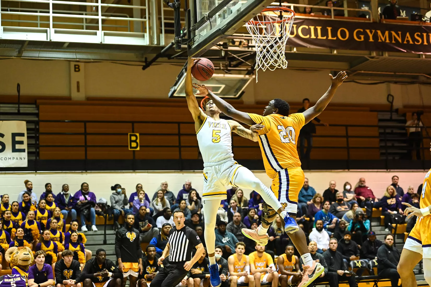 Millersville vs. West Chester PSAC men's basketball quarterfinal at Pucillo Gym in Millersville, PA on Wednesday, March 2, 2022. Mark Palczewski/Millersville Athletics Photo.