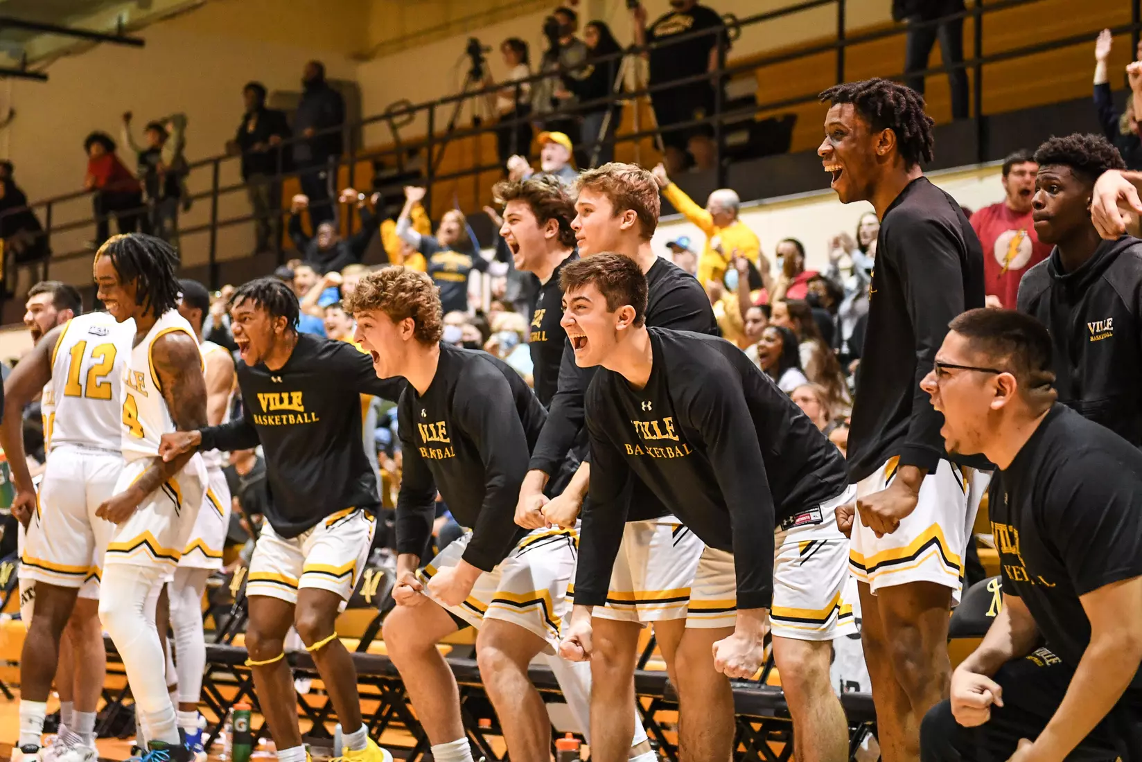 Millersville vs. West Chester PSAC men's basketball quarterfinal at Pucillo Gym in Millersville, PA on Wednesday, March 2, 2022. Mark Palczewski/Millersville Athletics Photo.