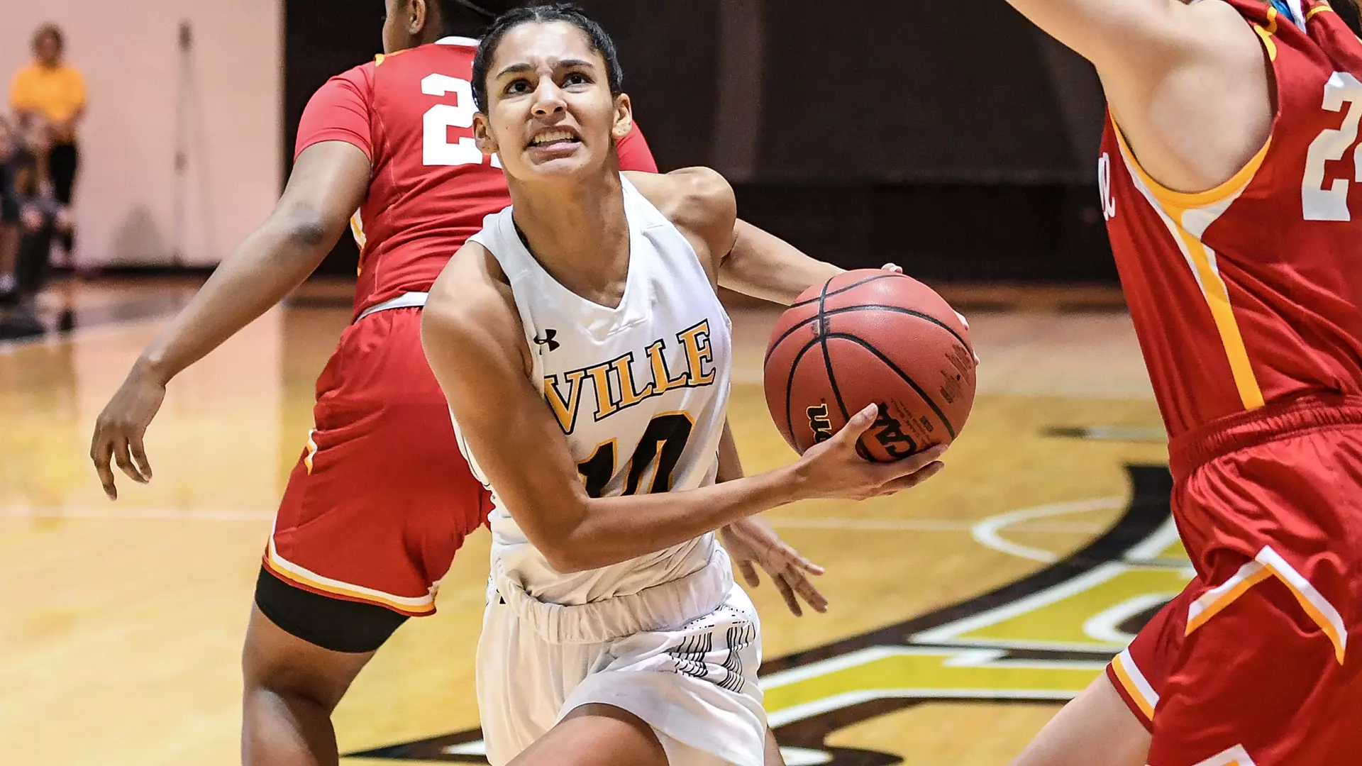 Millersville University vs. Seton Hill PSAC basketball action in Pucillo Gymnasium in Millersville, PA on Friday, December 20, 2019. Mark Palczewski/Millersville Athletics Photo.