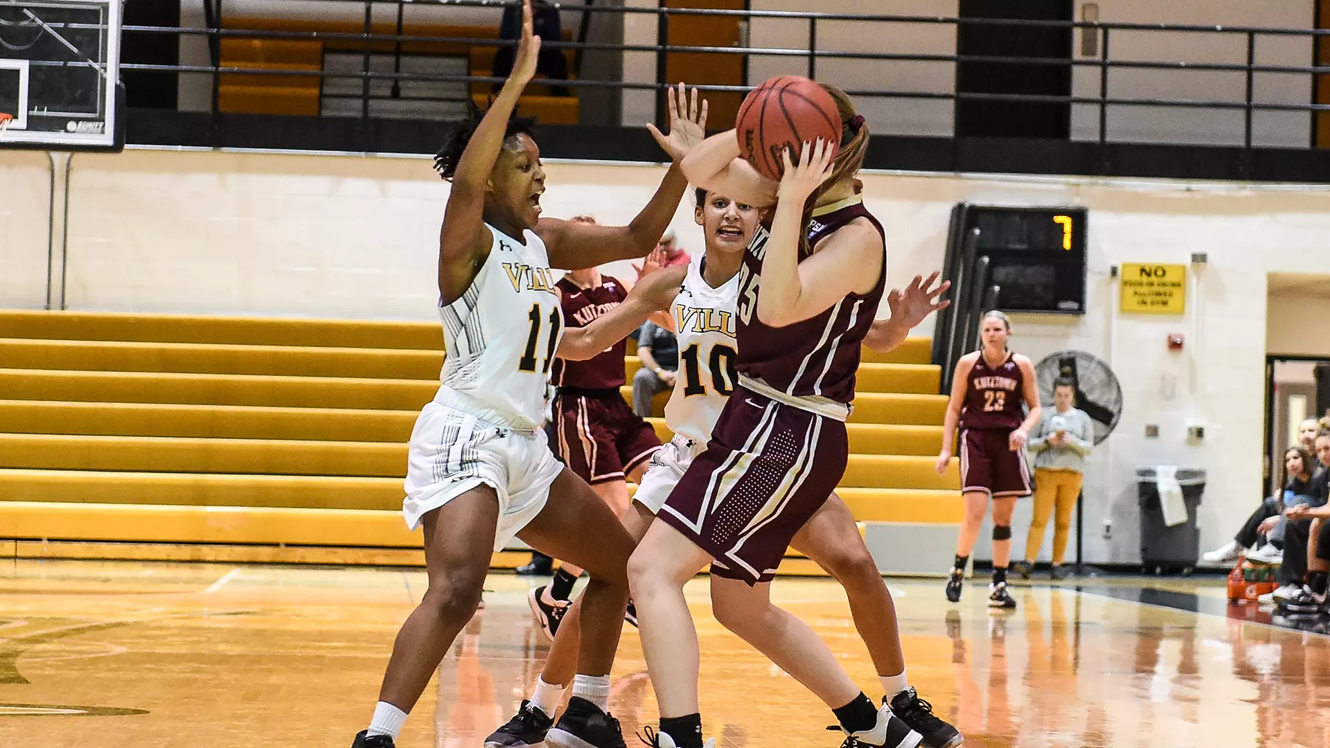 Millersville University vs. Kutztown PSAC basketball action in Pucillo Gymnasium in Millersville, PA on Wednesday, January 8, 2020. Mark Palczewski/Millersville Athletics Photo.