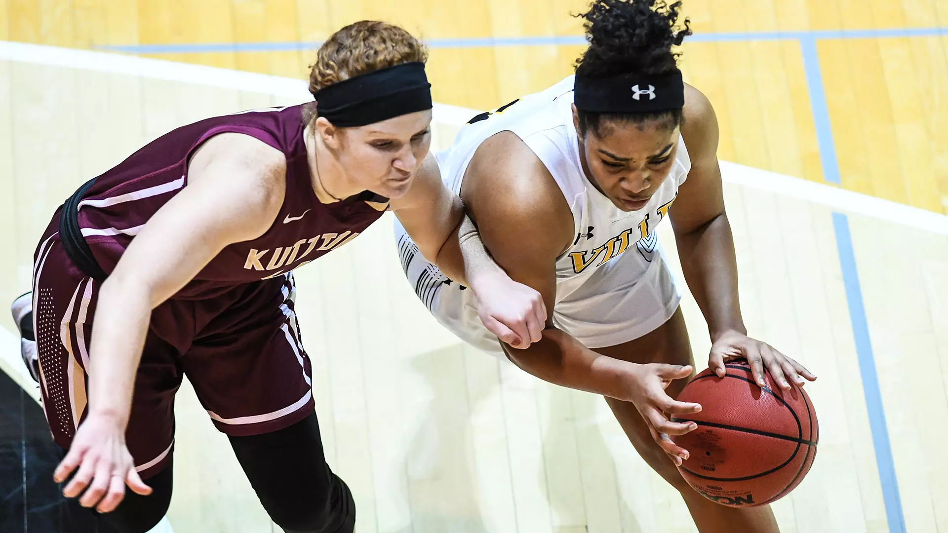 Millersville University vs. Kutztown PSAC basketball action in Pucillo Gymnasium in Millersville, PA on Wednesday, January 8, 2020. Mark Palczewski/Millersville Athletics Photo.