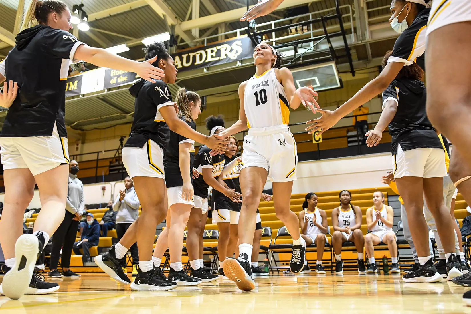 Millersville vs. Mansfield women's basketball at Pucillo Gym in Millersville, PA on Saturday, January 22, 2022. Mark Palczewski/Millersville Athletics Photo.