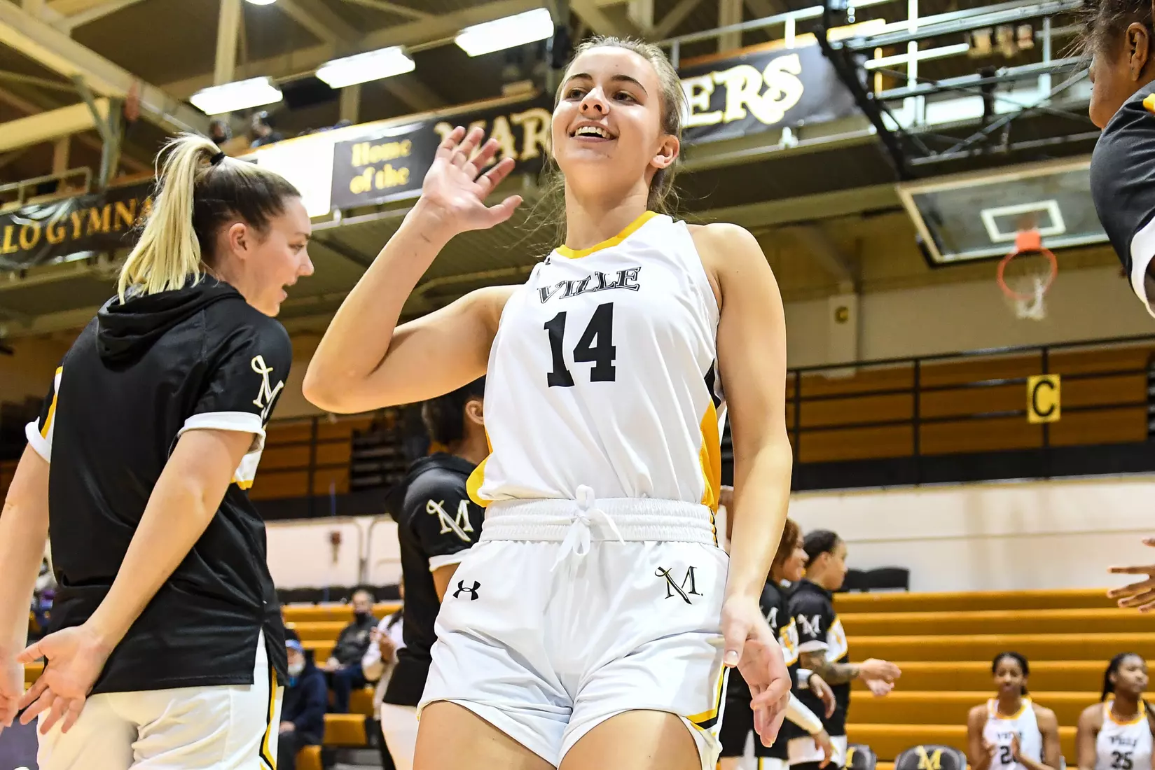 Millersville vs. Mansfield women's basketball at Pucillo Gym in Millersville, PA on Saturday, January 22, 2022. Mark Palczewski/Millersville Athletics Photo.