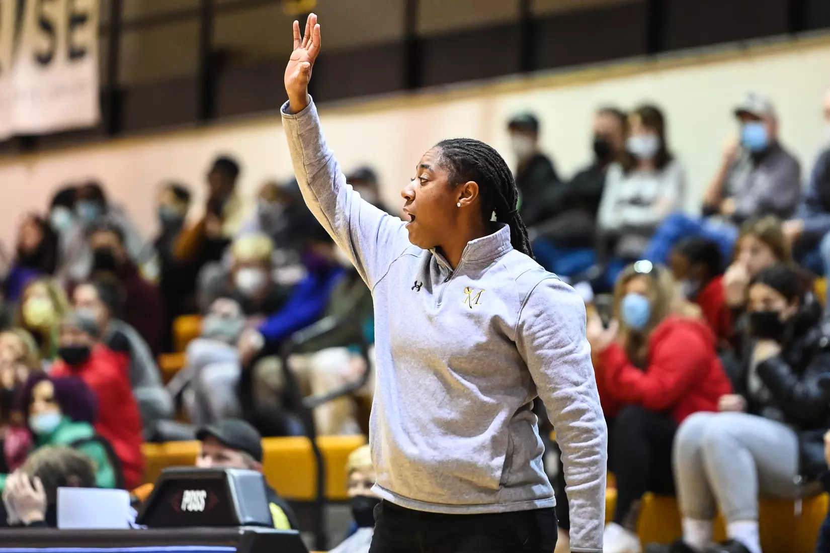Millersville vs. Mansfield women's basketball at Pucillo Gym in Millersville, PA on Saturday, January 22, 2022. Mark Palczewski/Millersville Athletics Photo.