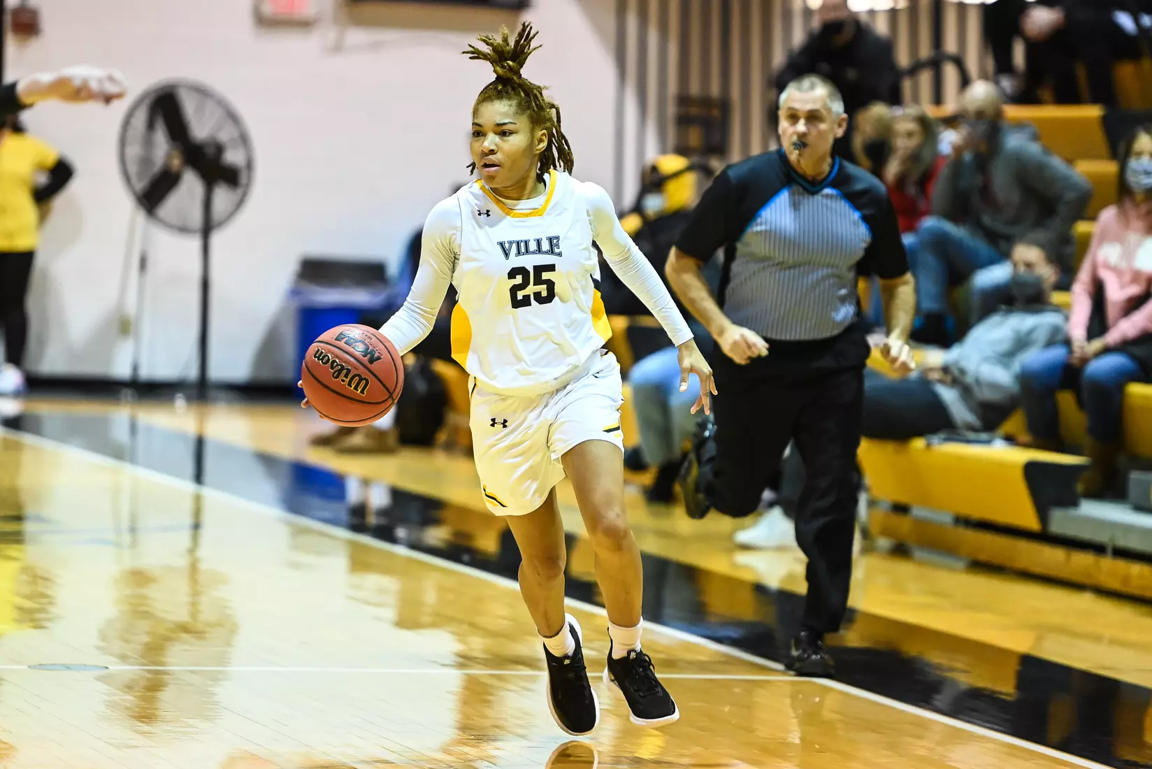 Millersville vs. Mansfield women's basketball at Pucillo Gym in Millersville, PA on Saturday, January 22, 2022. Mark Palczewski/Millersville Athletics Photo.