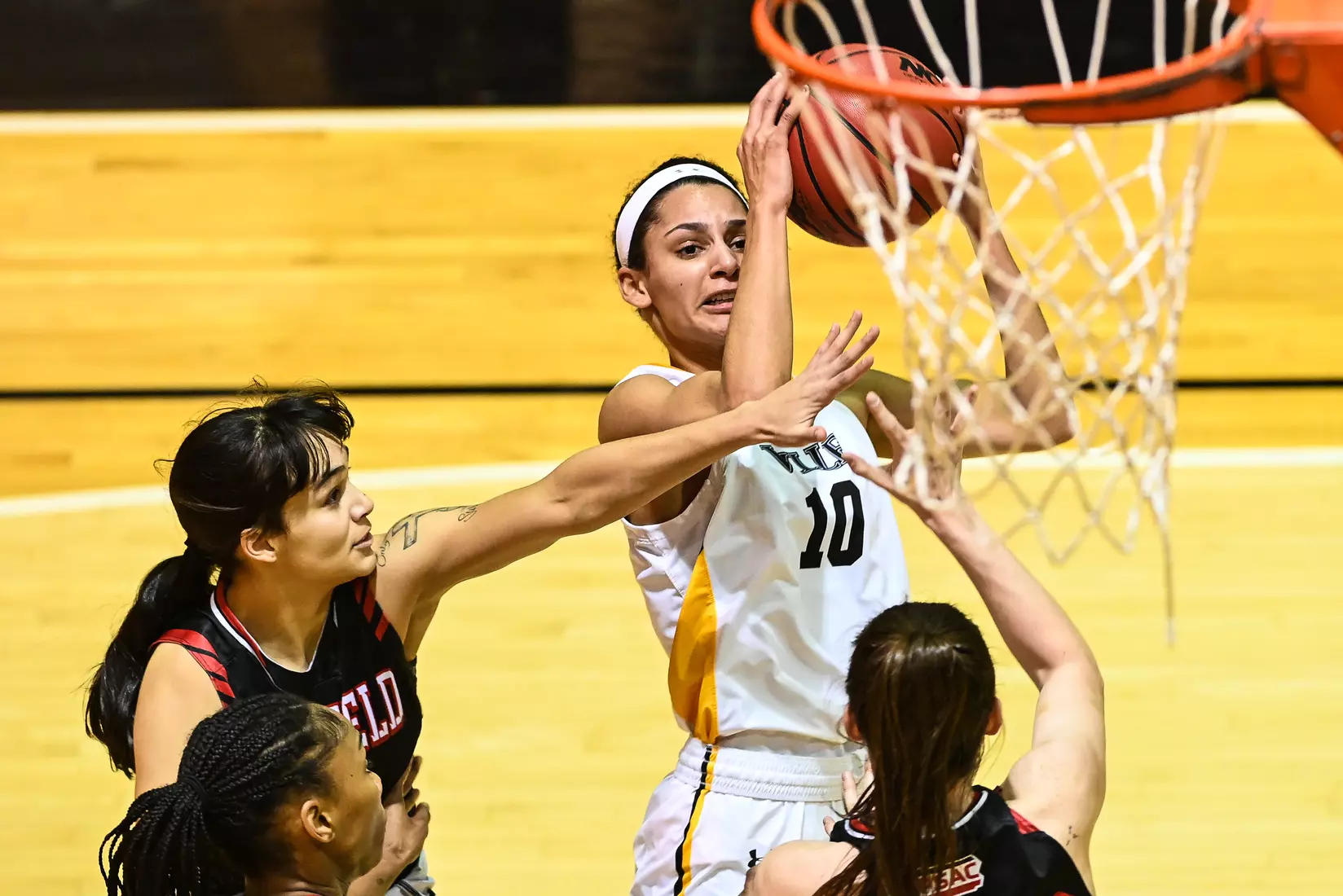 Millersville vs. Mansfield women's basketball at Pucillo Gym in Millersville, PA on Saturday, January 22, 2022. Mark Palczewski/Millersville Athletics Photo.