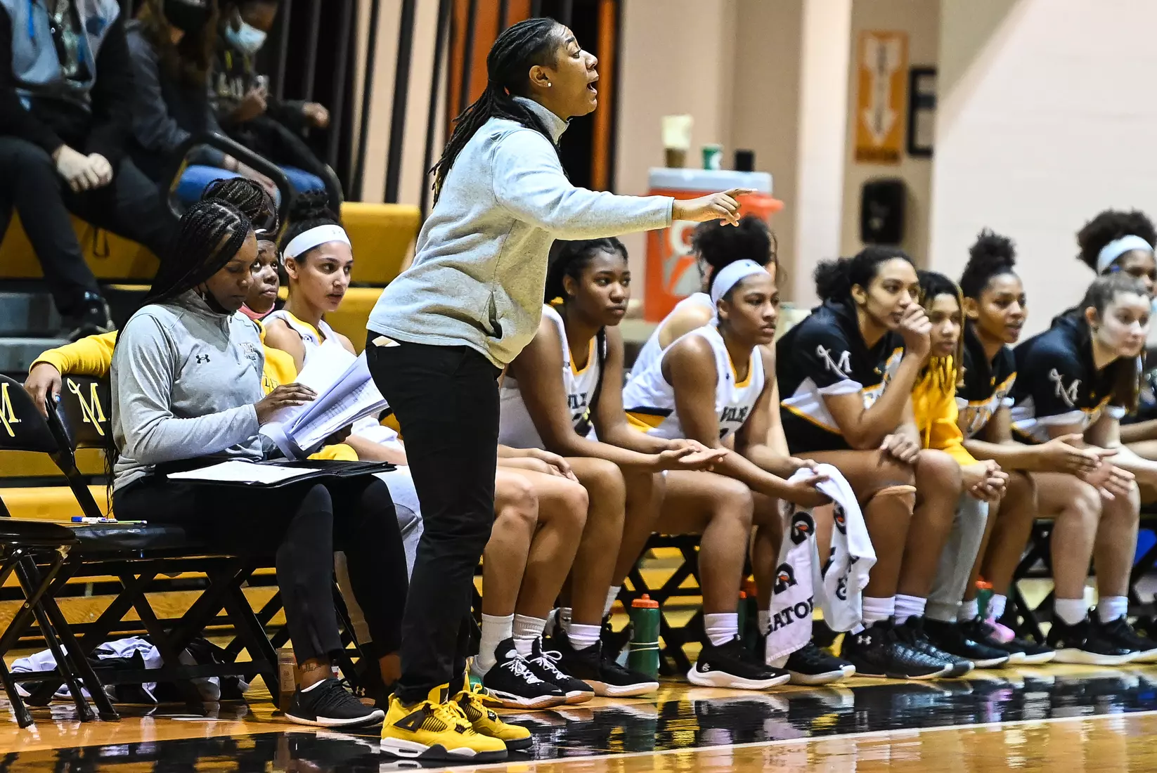 Millersville vs. Mansfield women's basketball at Pucillo Gym in Millersville, PA on Saturday, January 22, 2022. Mark Palczewski/Millersville Athletics Photo.