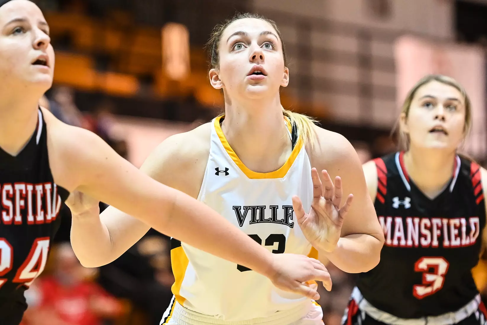Millersville vs. Mansfield women's basketball at Pucillo Gym in Millersville, PA on Saturday, January 22, 2022. Mark Palczewski/Millersville Athletics Photo.