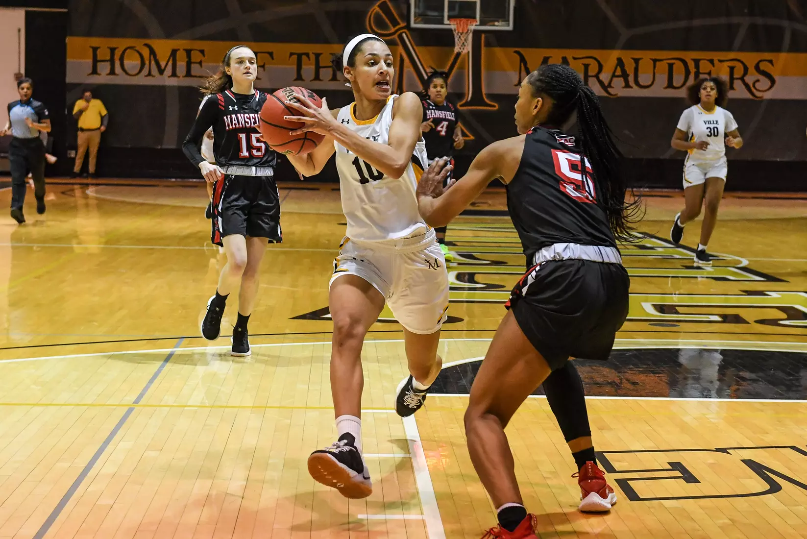 Millersville vs. Mansfield women's basketball at Pucillo Gym in Millersville, PA on Saturday, January 22, 2022. Mark Palczewski/Millersville Athletics Photo.