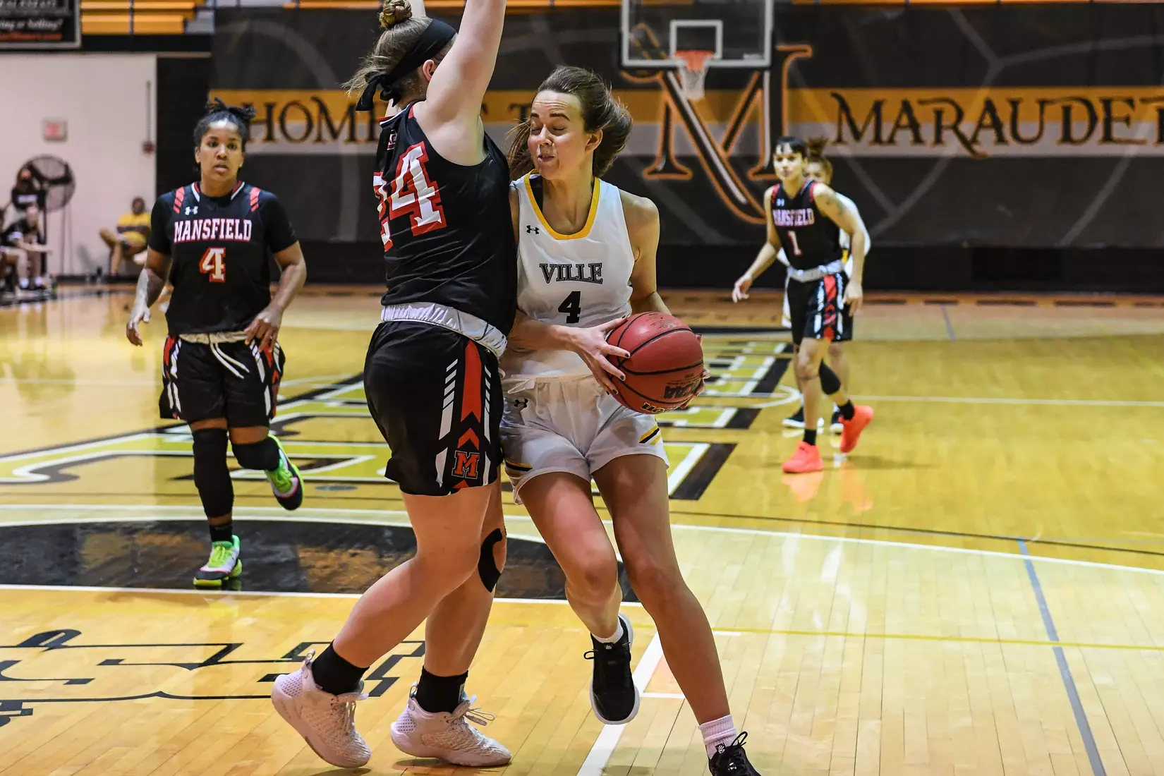 Millersville vs. Mansfield women's basketball at Pucillo Gym in Millersville, PA on Saturday, January 22, 2022. Mark Palczewski/Millersville Athletics Photo.