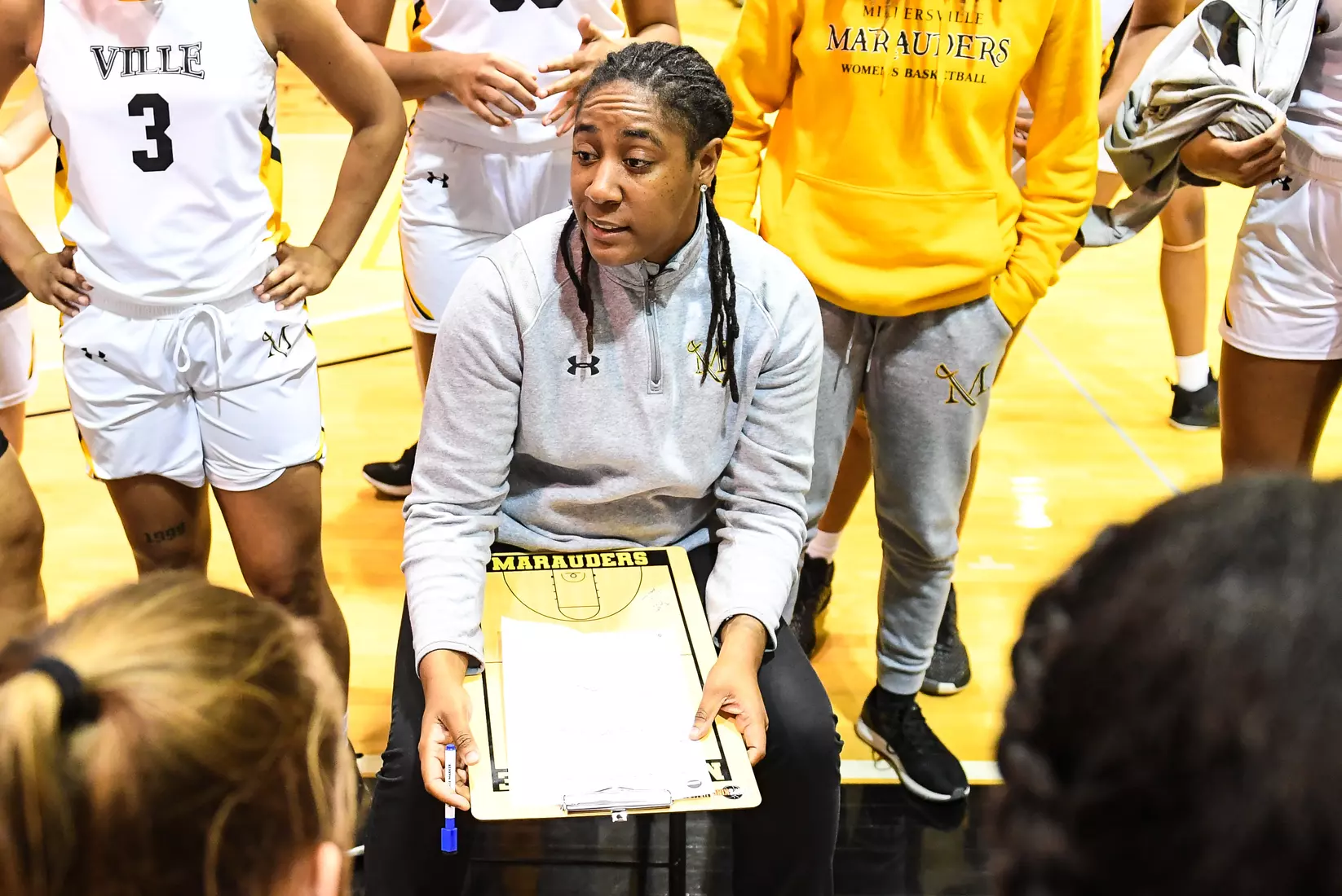 Millersville vs. Mansfield women's basketball at Pucillo Gym in Millersville, PA on Saturday, January 22, 2022. Mark Palczewski/Millersville Athletics Photo.