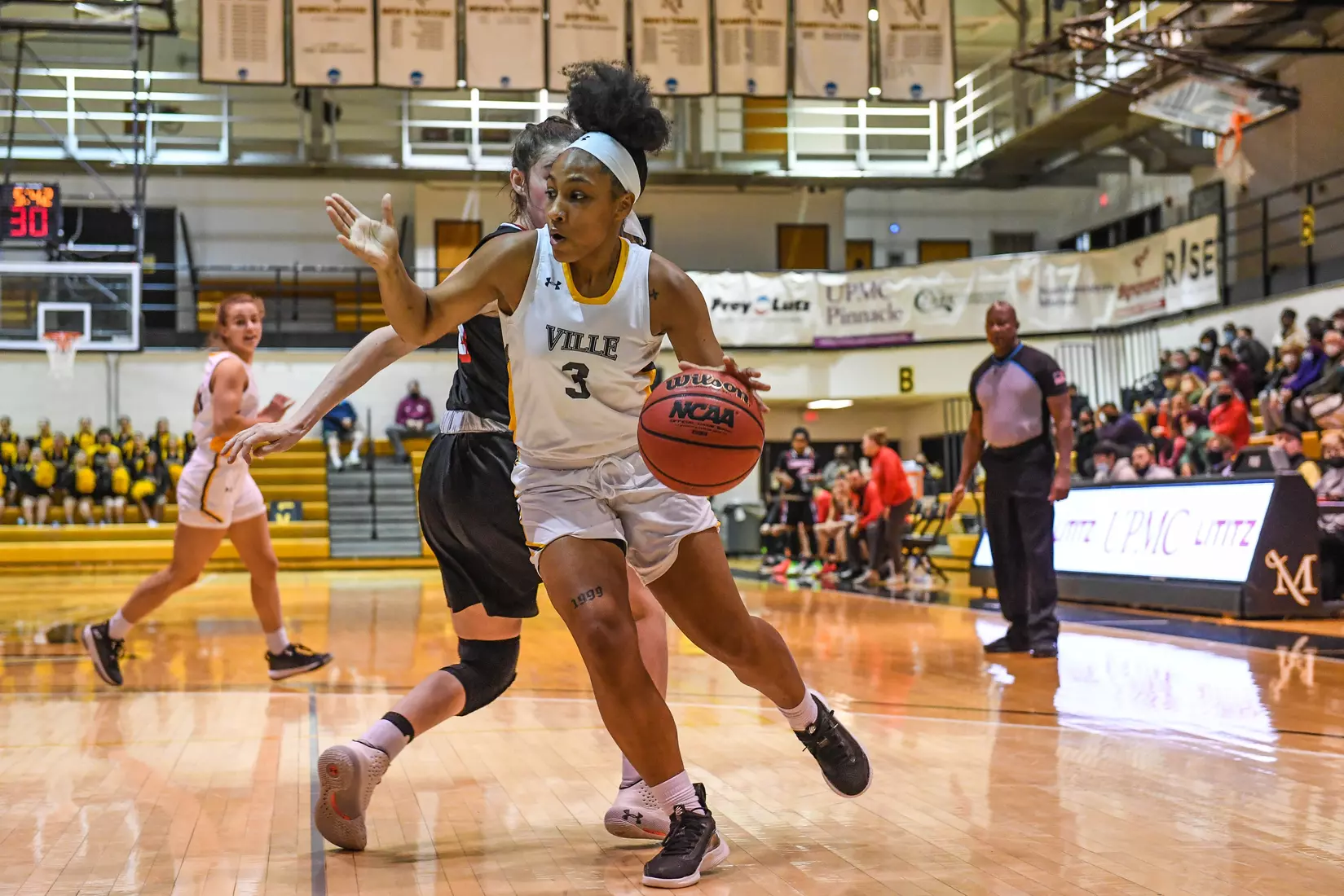 Millersville vs. Mansfield women's basketball at Pucillo Gym in Millersville, PA on Saturday, January 22, 2022. Mark Palczewski/Millersville Athletics Photo.