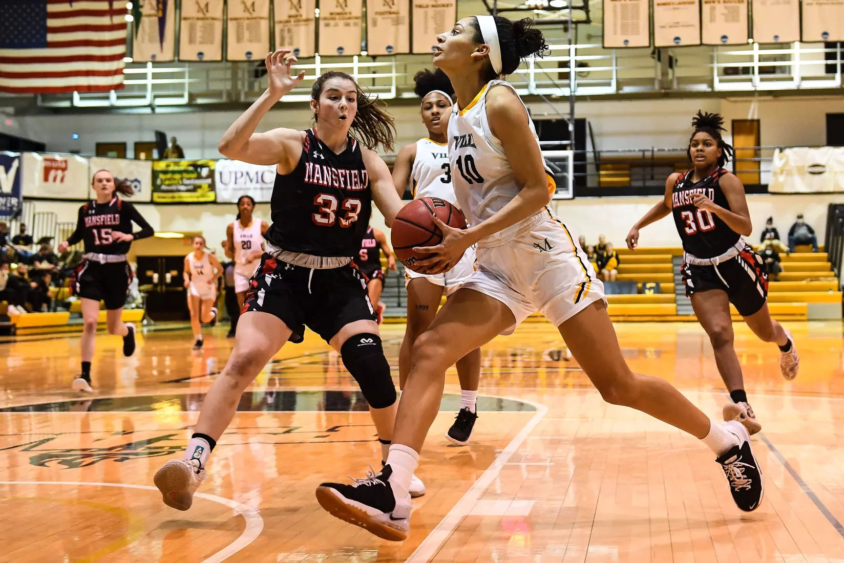 Millersville vs. Mansfield women's basketball at Pucillo Gym in Millersville, PA on Saturday, January 22, 2022. Mark Palczewski/Millersville Athletics Photo.