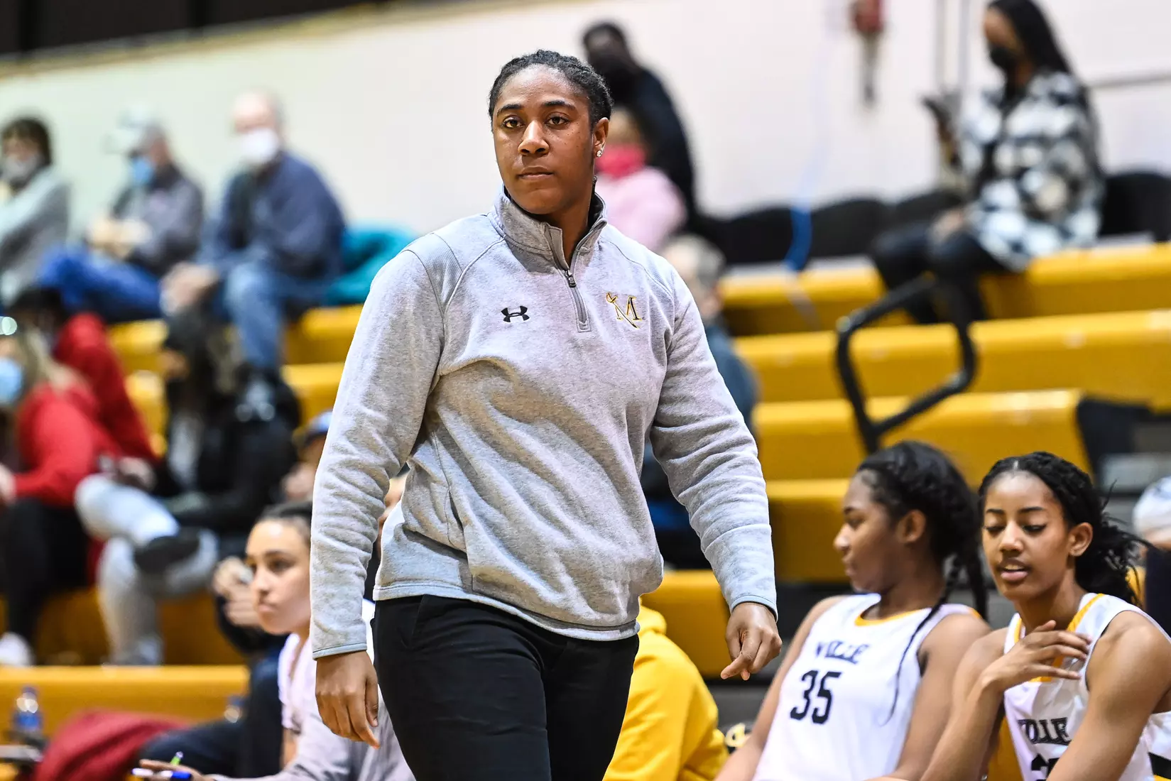 Millersville vs. Mansfield women's basketball at Pucillo Gym in Millersville, PA on Saturday, January 22, 2022. Mark Palczewski/Millersville Athletics Photo.