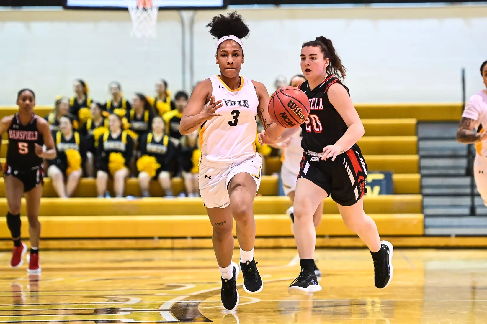 Millersville vs. Mansfield women's basketball at Pucillo Gym in Millersville, PA on Saturday, January 22, 2022. Mark Palczewski/Millersville Athletics Photo.
