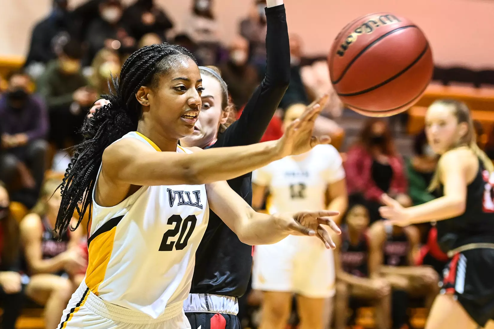 Millersville vs. Mansfield women's basketball at Pucillo Gym in Millersville, PA on Saturday, January 22, 2022. Mark Palczewski/Millersville Athletics Photo.