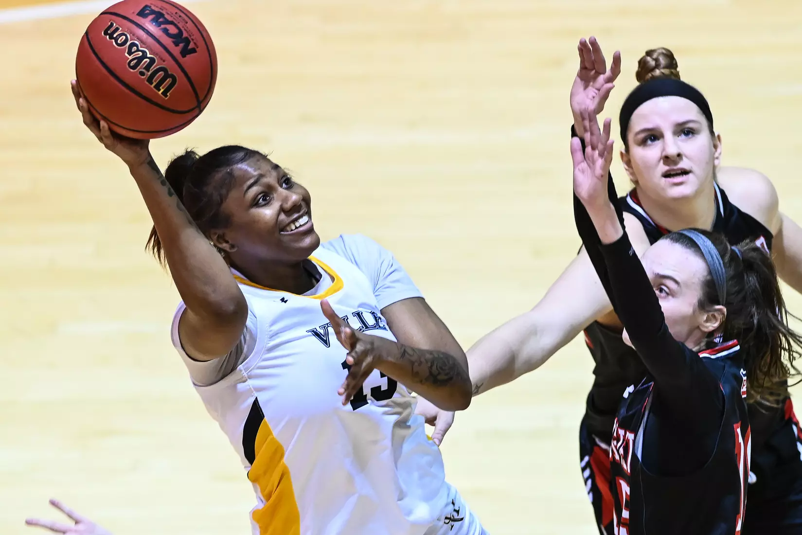 Millersville vs. Mansfield women's basketball at Pucillo Gym in Millersville, PA on Saturday, January 22, 2022. Mark Palczewski/Millersville Athletics Photo.