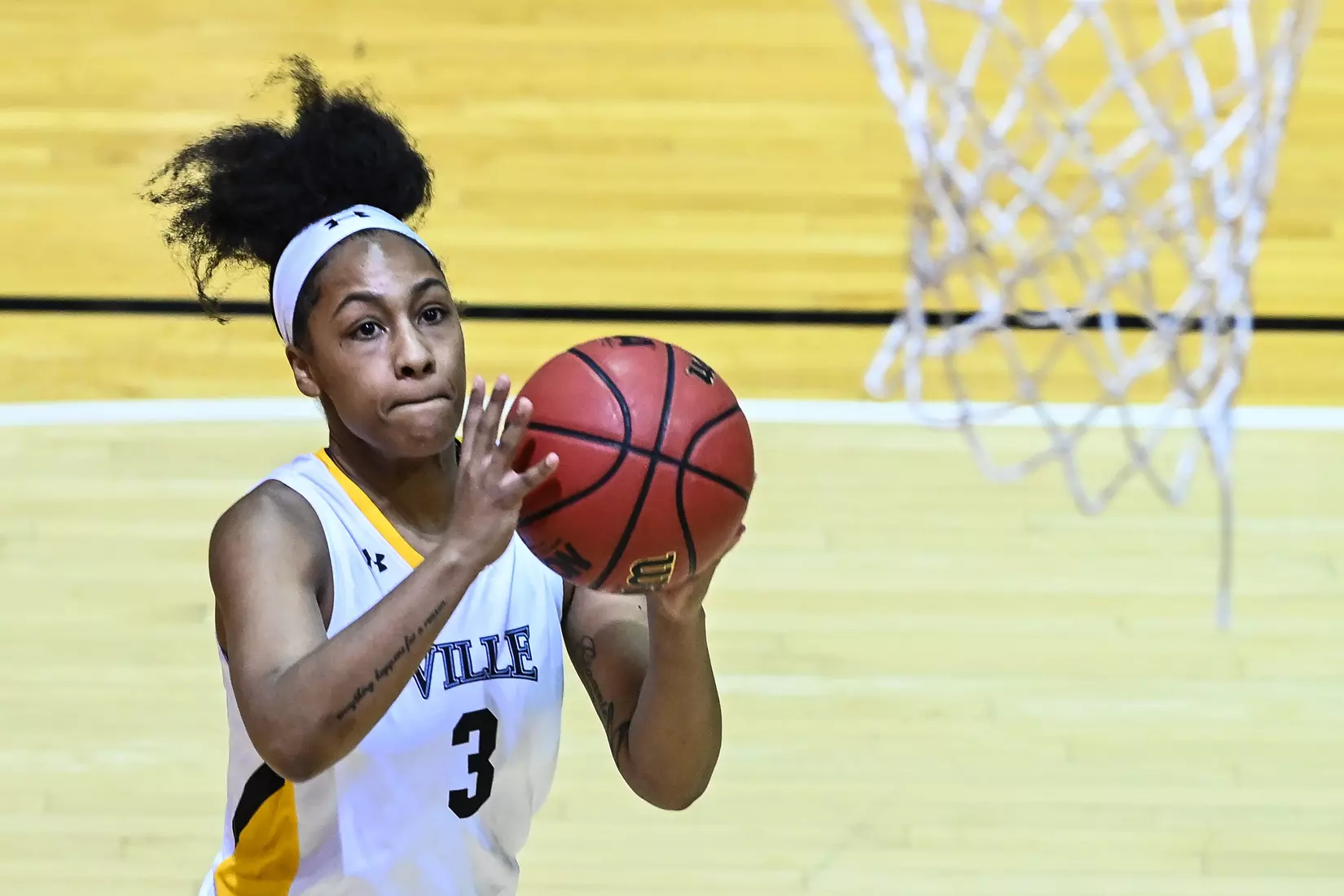 Millersville vs. Mansfield women's basketball at Pucillo Gym in Millersville, PA on Saturday, January 22, 2022. Mark Palczewski/Millersville Athletics Photo.