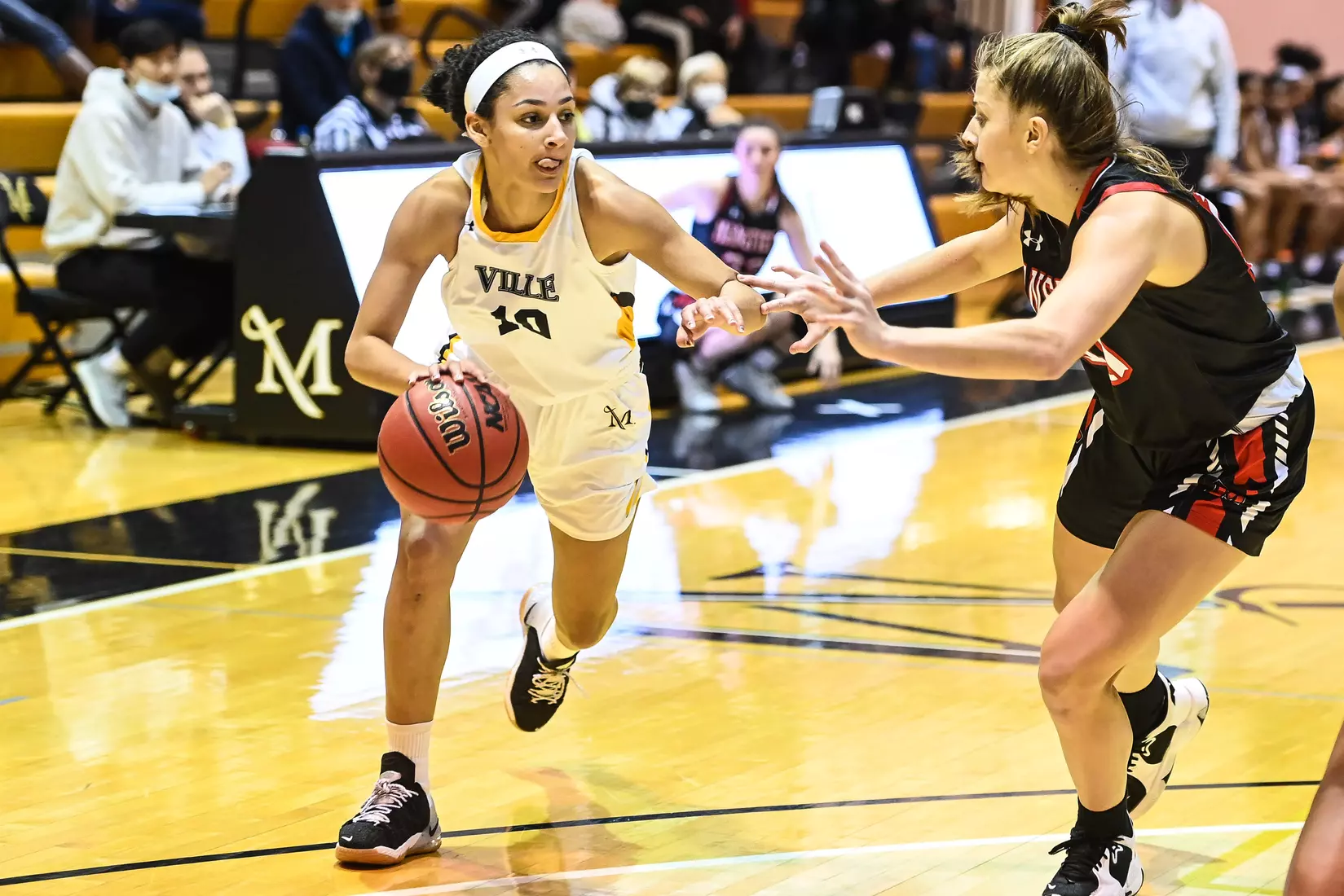 Millersville vs. Mansfield women's basketball at Pucillo Gym in Millersville, PA on Saturday, January 22, 2022. Mark Palczewski/Millersville Athletics Photo.