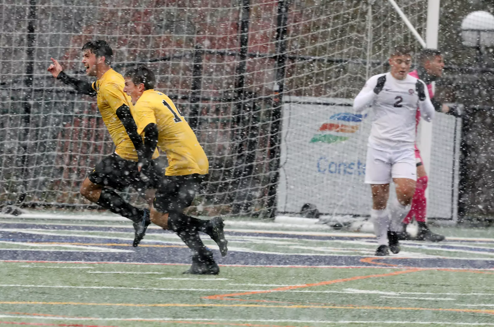 Gannon University vs. Millersville for PSAC menâ??s soccer championship, Nov. 14, 2021. Photo by Ed Mailliard.