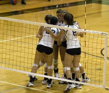 Women's Volleyball Falls Twice Image
