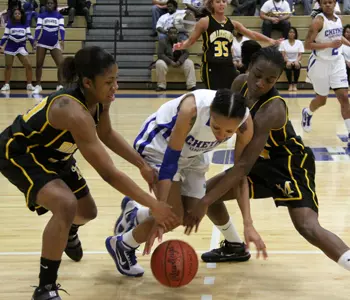 Mashira Newman and Dominique Stroman at Cheyney