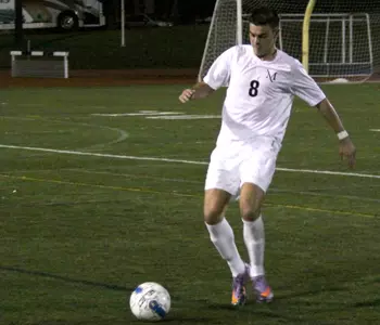 Men’s Soccer Scores Late to Escape Warriors’ Upset Bid Image