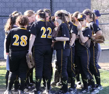 Softball Team Huddle 2010