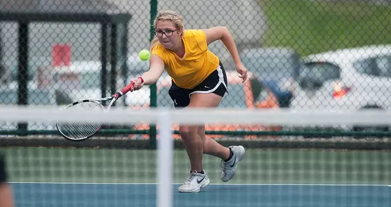 Women's Tennis Gets First PSAC East Win Image