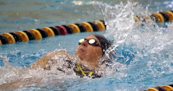 swimming action shot