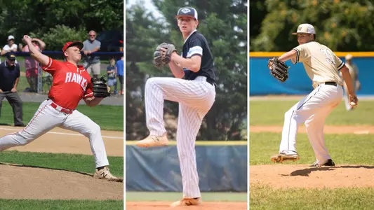 trio of baseball recruits