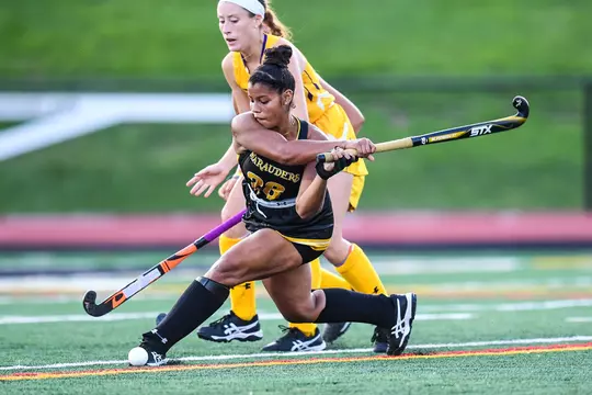 West Chester at Millersville in a PSAC field hockey game at Biemesderfer Stadium in Millersville, PA on September 19, 2018. Mark Palczewski Photo.