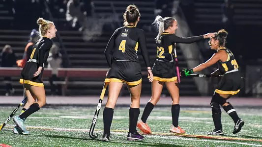 Millersville vs. Indiana in PSAC field hockey first round tournament action at Chryst Field at Biemesderfer Stadium in Millersville, PA on Tuesday, November 2, 2021. Mark Palczewski/Millersville Athletics Photo.