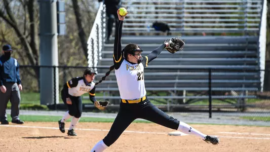 Millersville vs. Shippensburg softball action at Seaber Softball Stadium in Millersville, PA on Saturday, April 3, 2021. Mark Palczewski/Millersville Athletics Photo.