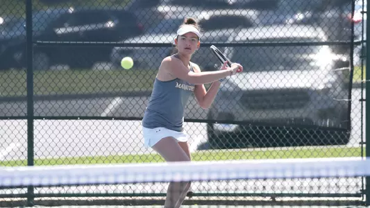 Women's Tennis Action Shot