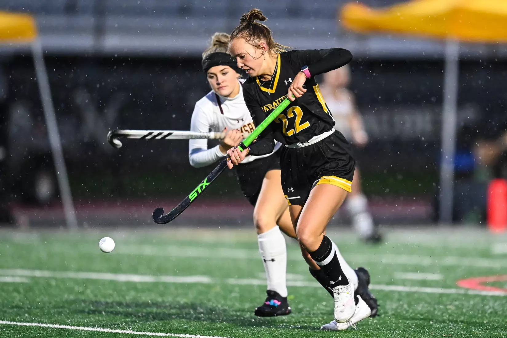 Bloomsburg at Millersville in the opening round of the PSAC field hockey tournament at Chryst Field at Beimsderfer Stadium in Millersville on Tuesday, November 15, 2022.