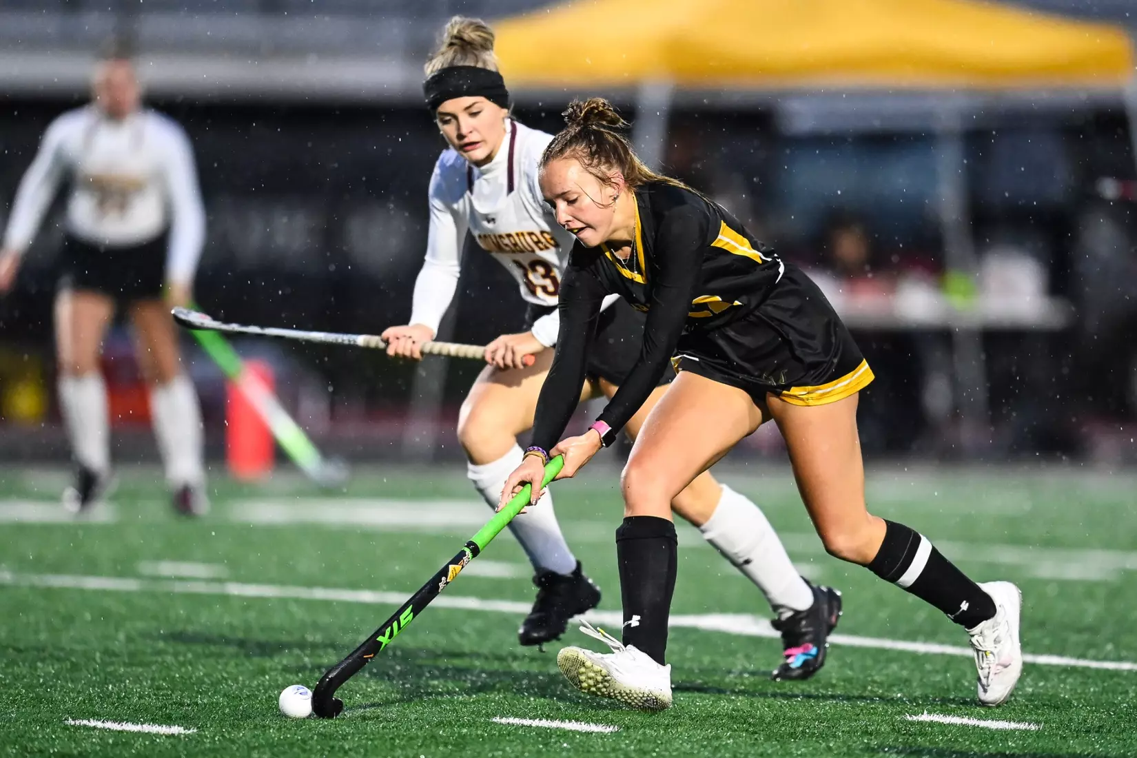 Bloomsburg at Millersville in the opening round of the PSAC field hockey tournament at Chryst Field at Beimsderfer Stadium in Millersville on Tuesday, November 15, 2022.