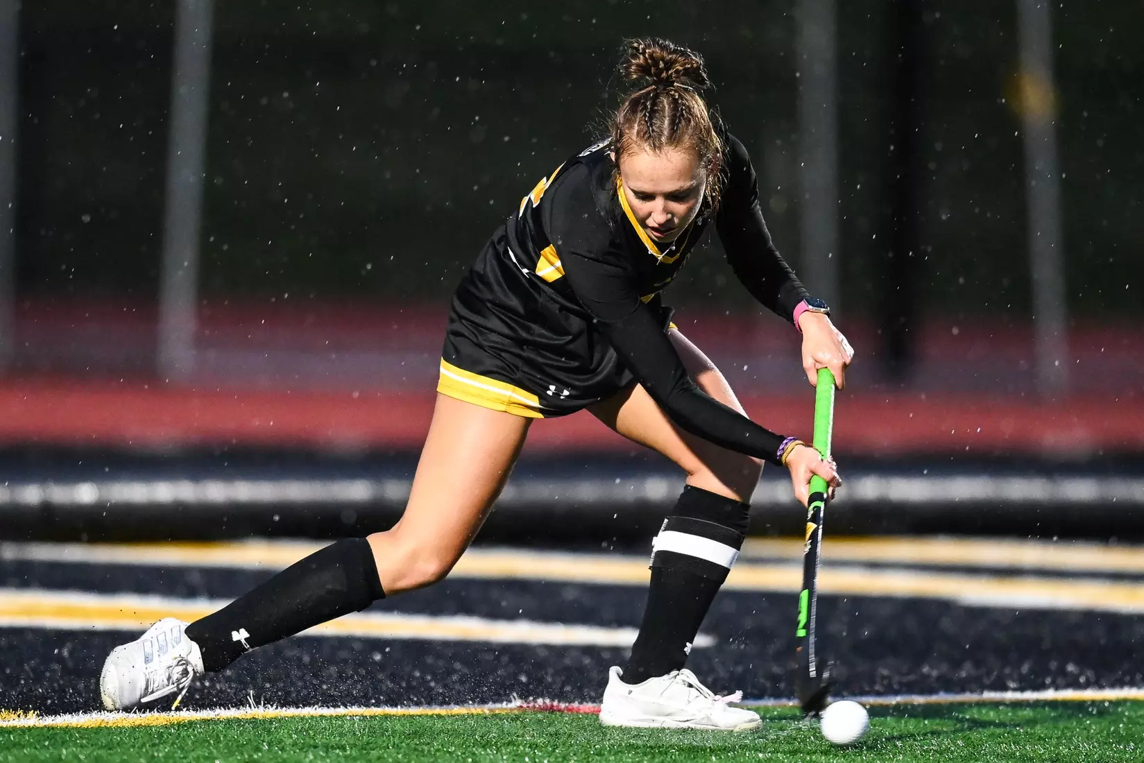 Bloomsburg at Millersville in the opening round of the PSAC field hockey tournament at Chryst Field at Beimsderfer Stadium in Millersville on Tuesday, November 15, 2022.