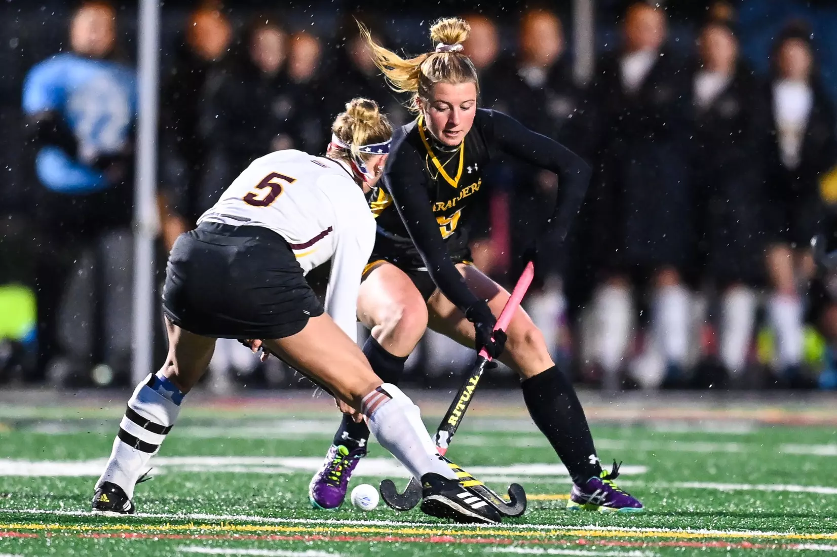 Bloomsburg at Millersville in the opening round of the PSAC field hockey tournament at Chryst Field at Beimsderfer Stadium in Millersville on Tuesday, November 15, 2022.