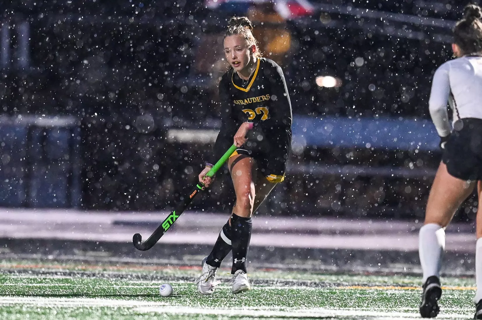 Bloomsburg at Millersville in the opening round of the PSAC field hockey tournament at Chryst Field at Beimsderfer Stadium in Millersville on Tuesday, November 15, 2022.
