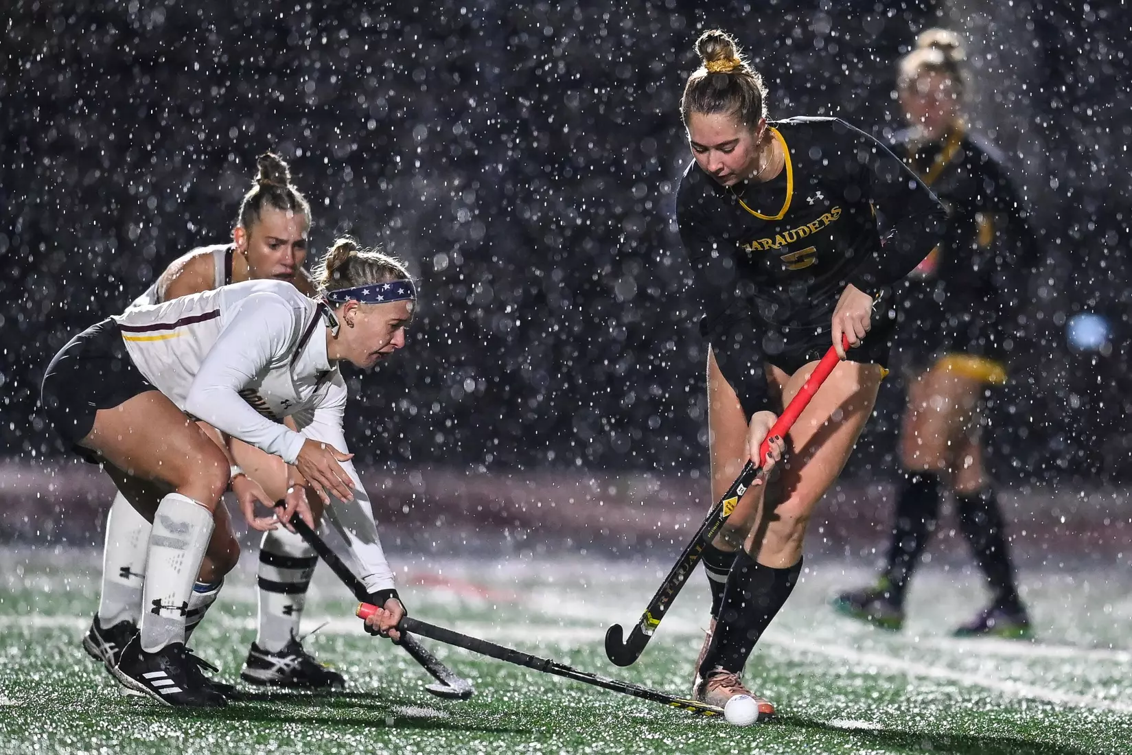 Bloomsburg at Millersville in the opening round of the PSAC field hockey tournament at Chryst Field at Beimsderfer Stadium in Millersville on Tuesday, November 15, 2022.